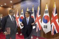 Foreign Secretary James Cleverly visits DMZ in the ROK