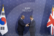 Foreign Secretary James Cleverly visits DMZ in the ROK