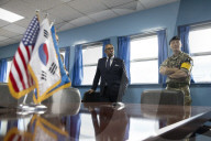 Foreign Secretary James Cleverly visits DMZ in the ROK