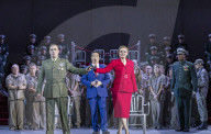 Aida review - dour staging gains colour from the pit