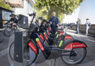 Sadiq Khan, the Mayor of London launches the brand-new TfL e-bikes in Westminster, London, UK.
6th October 2022.