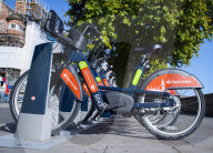 Sadiq Khan, the Mayor of London launches the brand-new TfL e-bikes in Westminster, London, UK.
6th October 2022.
