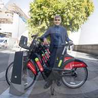 Sadiq Khan, the Mayor of London launches the brand-new TfL e-bikes in Westminster, London, UK.
6th October 2022.