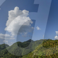 NEWS -  Windturbinen auf Hüglen in Nanning, China