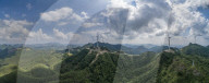 NEWS -  Windturbinen auf Hüglen in Nanning, China