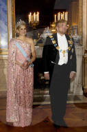 ROYALS - Holländische und schwedische Royals beim Staastbankett in Stockholm