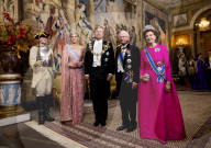 ROYALS - Holländische und schwedische Royals beim Staastbankett in Stockholm