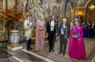 ROYALS - Holländische und schwedische Royals beim Staastbankett in Stockholm