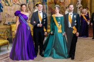 ROYALS - Holländische und schwedische Royals beim Staastbankett in Stockholm