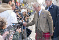 ROYALS - King Charles III. bei einem Besuch in Aberdeen