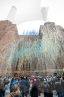 'Full of life again': Battersea power station opens to shoppers