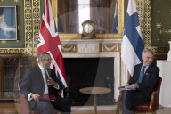 Foreign Secretary James Cleverly meets Finland's Pekka Haavisto