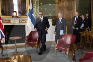 Foreign Secretary James Cleverly meets Finland's Pekka Haavisto