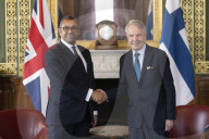 Foreign Secretary James Cleverly meets Finland's Pekka Haavisto