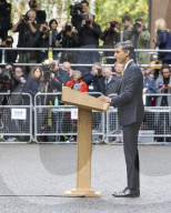 Prime minister Rishi Sunak arrives at No10 Downing Street
