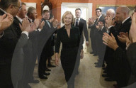 Prime Minister Liz Truss leaving No10 for the last time