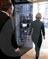 Prime Minister Liz Truss leaving No10 for the last time