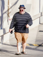 Celebrities At The `Jimmy Kimmel Live!` Show Studios