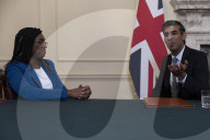 Prime Minister Rishi Sunak meets Secretary of State for International Trade Kemi Badenoch