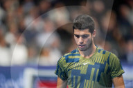 TENNIS - Swiss Indoors: Der Weltranglistenerste Carlos Alcaraz siegt gegen Botic Van Zandschulp 