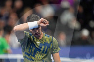 TENNIS - Swiss Indoors: Der Weltranglistenerste Carlos Alcaraz siegt gegen Botic Van Zandschulp 