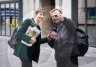 Guests arrive for Sunday with Laura Kuenssberg at the BBC, Broadcasting House, London, UK