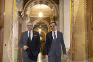 Foreign Secretary James Cleverly meets Albin Kurti