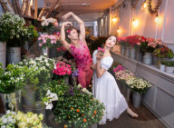 Ballet stars Fumi Kaneko and Ivan Putrov celebrate World Ballet Day at Bloomsbury Flowers