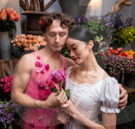 Ballet stars Fumi Kaneko and Ivan Putrov celebrate World Ballet Day at Bloomsbury Flowers