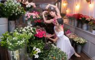 Ballet stars Fumi Kaneko and Ivan Putrov celebrate World Ballet Day at Bloomsbury Flowers