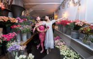 Ballet stars Fumi Kaneko and Ivan Putrov celebrate World Ballet Day at Bloomsbury Flowers