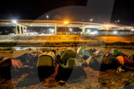 NEWS - USA-Mexico: Lager für venezolanische Migranten am Rio Grande in Ciudad Juarez
