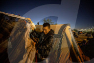 NEWS - USA-Mexico: Lager für venezolanische Migranten am Rio Grande in Ciudad Juarez
