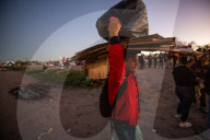 NEWS - USA-Mexico: Lager für venezolanische Migranten am Rio Grande in Ciudad Juarez
