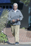 Mark Harmon checking his mail 