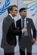 The Prime Minister Rishi Sunak  meets the President of France