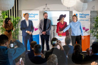 ROYALS - Königin Maxima beim Start der Online-Jobbörse www.refugeework.nl in Utrecht