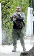 CherÍs son Chaz Bono, 53, is seen for the first time since his superstar mom, 76, went public with her new toyboy lover Alexander ïAEÍ Edwards, 36.