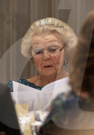 ROYALS - Die niederländischen Royals beim Staatsbankett für den italienischen Präsidenten