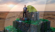 FEATURE - Ägypten bekommt eine neue Pyramide - aus Plastikflaschen, die aus dem Nil geborgen wurden