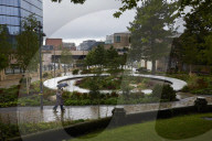 The Glade of Light memorial to the victims of the Manchester Arena attack - in pictures