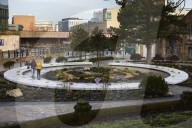 The Glade of Light memorial to the victims of the Manchester Arena attack - in pictures
