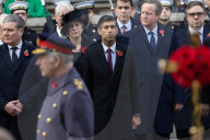 The Prime Minister Rishi Sunak attends Remembrance Sunday