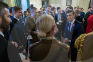 The Prime Minister Rishi Sunak holds an Armistice reception