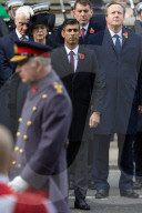 The Prime Minister Rishi Sunak attends Remembrance Sunday