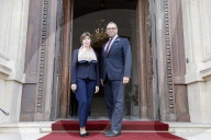 Foreign Secretary James Cleverly meets the Foreign Minister of France, Catherine Colonna