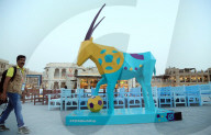 FUSSBALL-WM Katar - Der Souq Waqif Markt in Doha