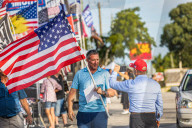 NEWS - USA: MAGA-Merchants vor Donald Trumps Mar-a-Lago-Haus