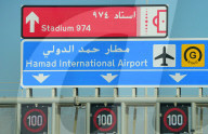 FUSSBALL-WM Katar - Strassenansichten aus Doha vor dem Beginn der WM