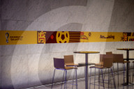 FUSSBALL-WM Katar - Das Al-Thumama-Stadion in Doha